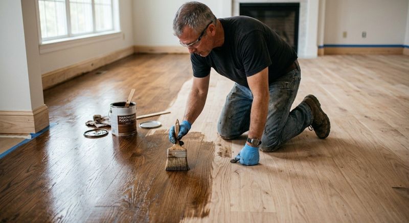Hardwood Floor Staining in Alpharetta, GA