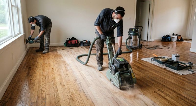 Birch Floor Refinishing in Olathe, KS