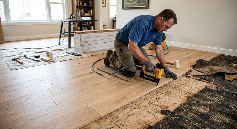 Hardwood Floor Installation in Austin, TX