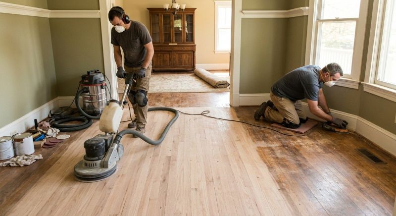 Hickory Floor Refinishing in Kansas City, KS